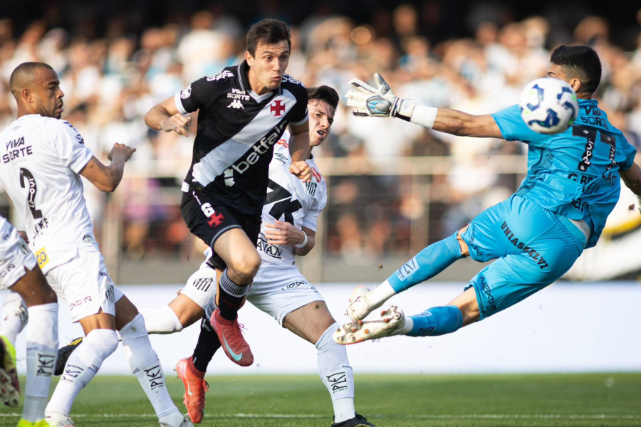 Vasco aplica maior goleada sobre o Santos: 6 a 0